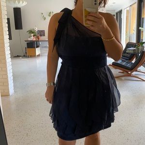 Mini navy cocktail dress